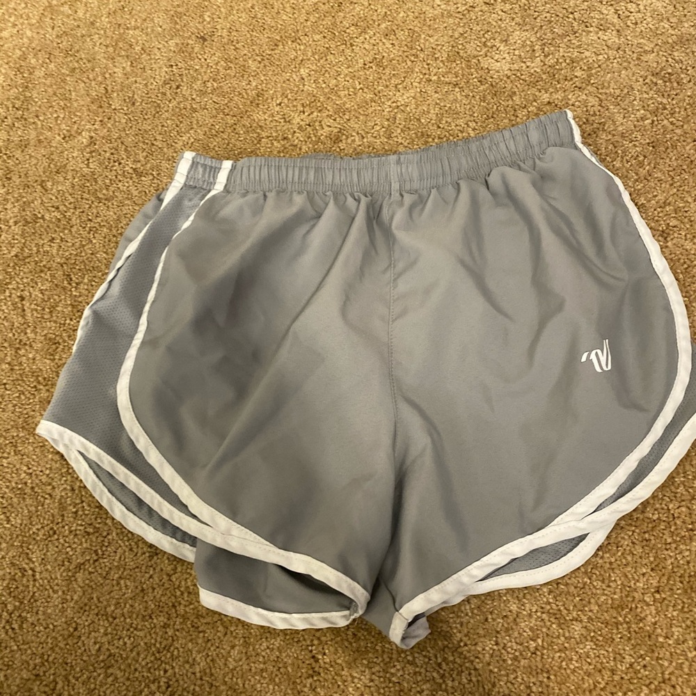 Gray gym shorts